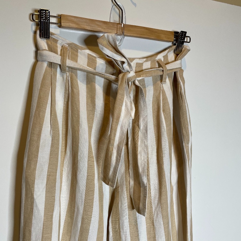 Rails Jess Striped Linen-Blend Wide-Leg Pants - image 4